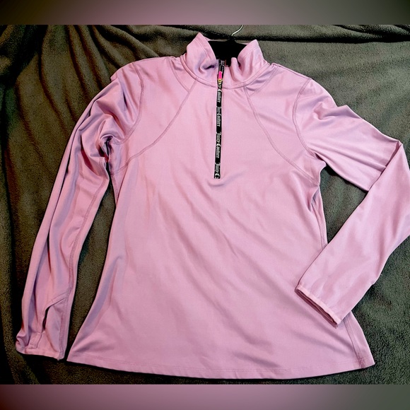 Juicy Couture Sweaters - Juicy Couture Light Lavender Quarter-Zip Performance Pullover